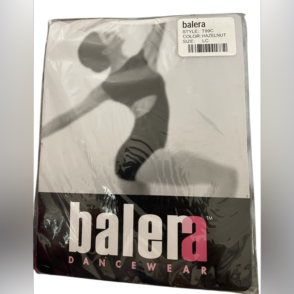 Balera Footed Tights Kids Size LC (Large Child 14) Style T99C Color: Hazelnut